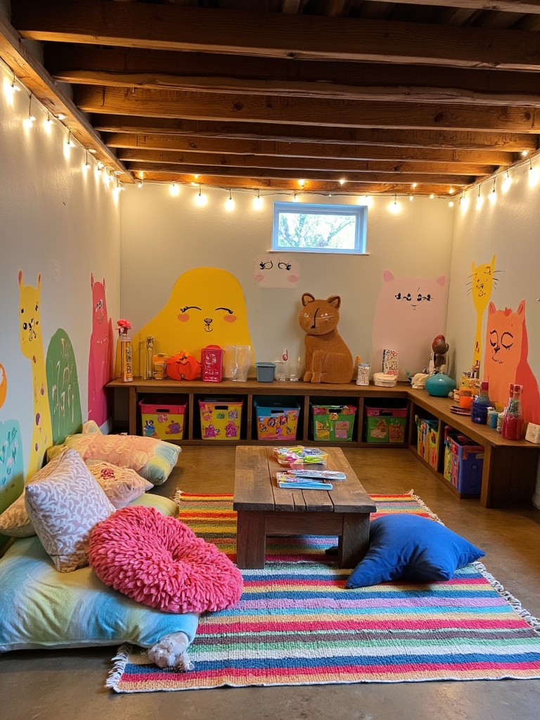 vibrant imaginative kids playroom