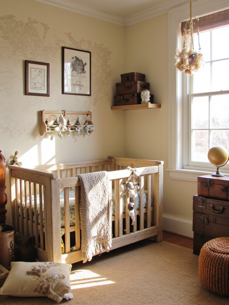 vintage adventure nursery decor