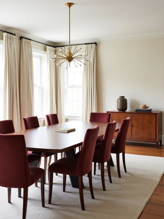 vintage charm in dining