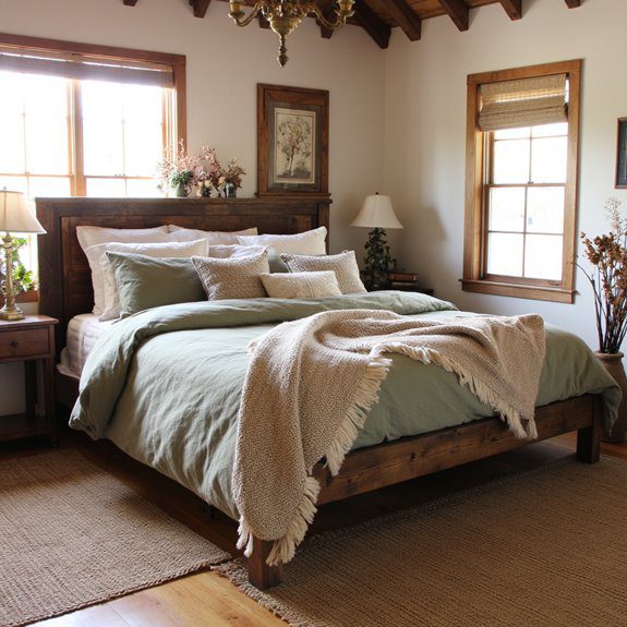 vintage finds enhance rustic charm