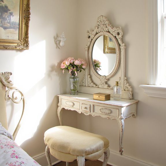 vintage floating vanity charm