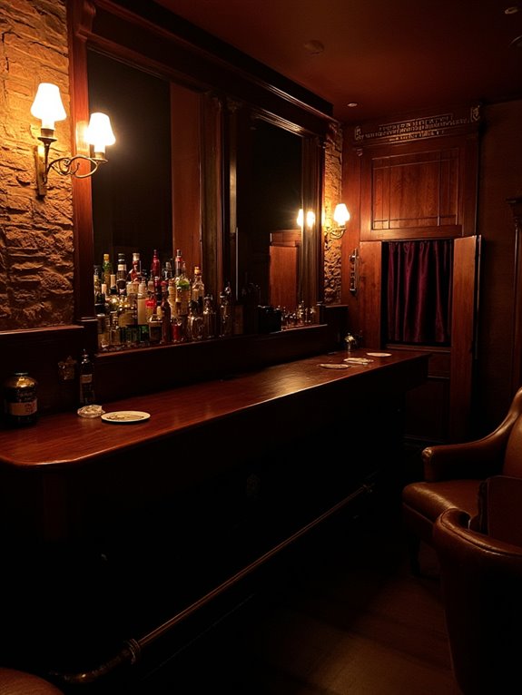 vintage secret bar oasis