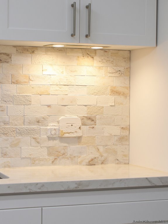 warm earthy kitchen mosaics