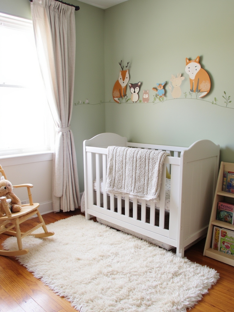 woodland animal nursery decor