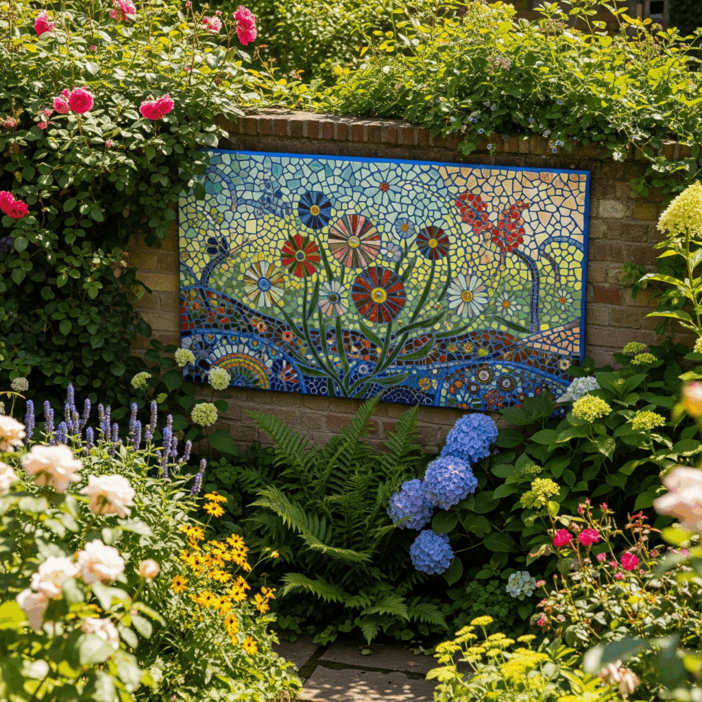 15 mosaic outdoor wall art ideas to enhance your garden and patio spaces