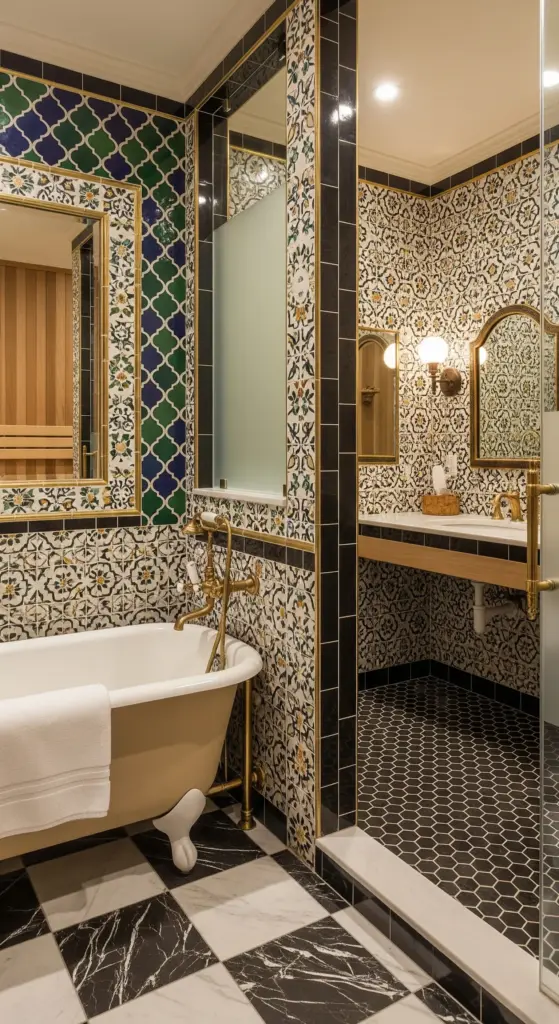 Bold vintage tile patterns