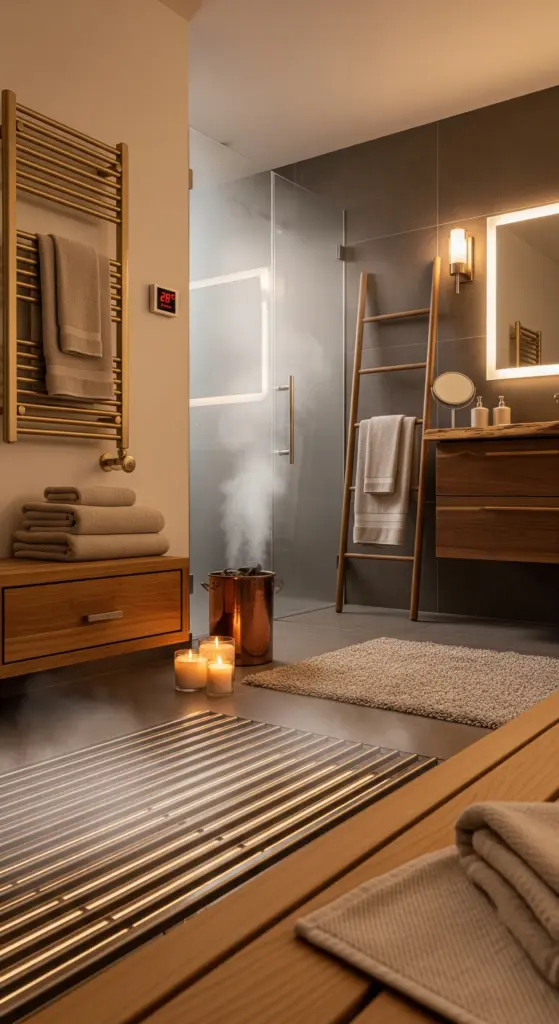 Heated floors & towel warmers