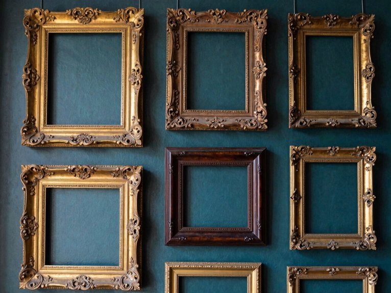 asymmetrical vintage mixed frames