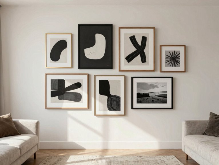 collected mismatched frames arrangement
