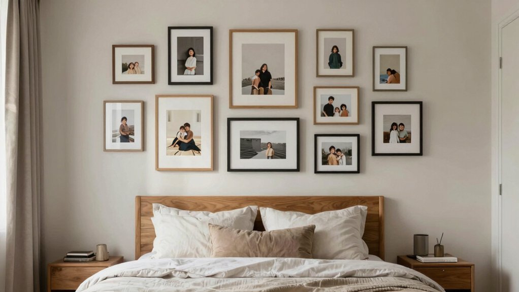 cozy personalized bedroom wallframes
