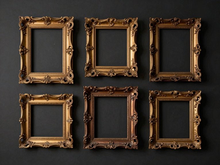 deep charcoal wall gallery