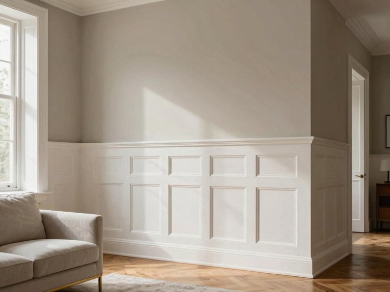 half wall wainscoting diy triumph