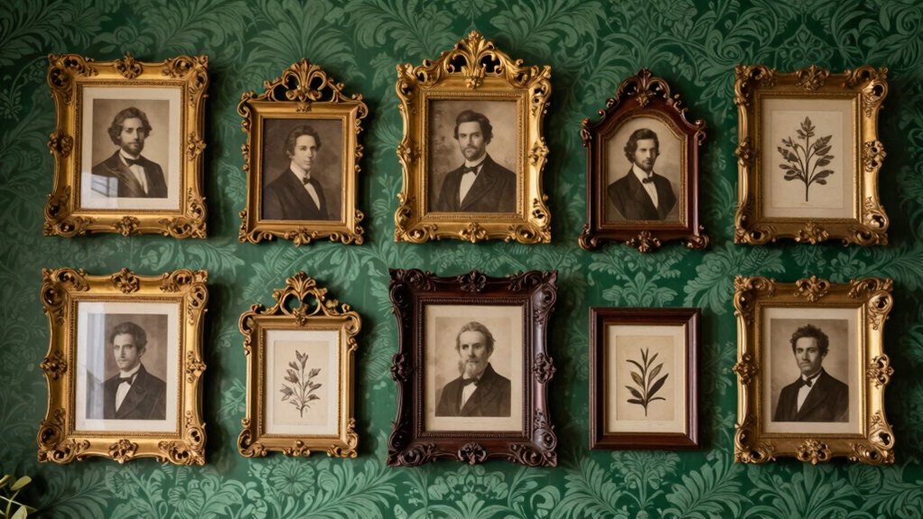 ornate victorian picture frame styling