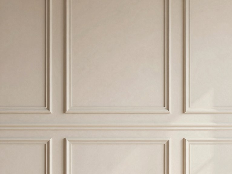 soft gray picture frame molding
